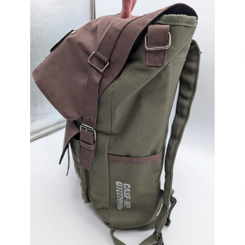 Call of Duty WWII Wings for Victory Backpack Olive Canvas Rucksack Bag READ!!